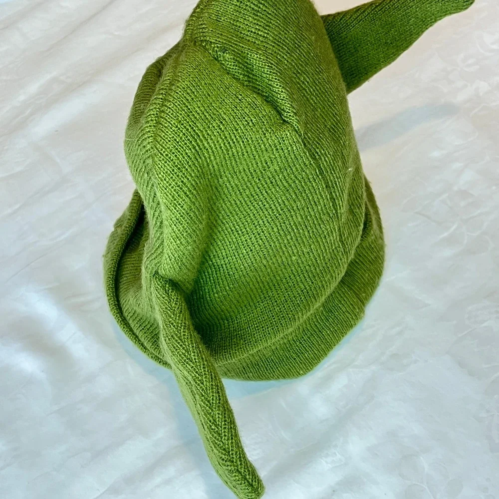 Star Wars Yoda‎ Beanie Hat Knit Green Embroidered Eyes Ears One Size Fits All